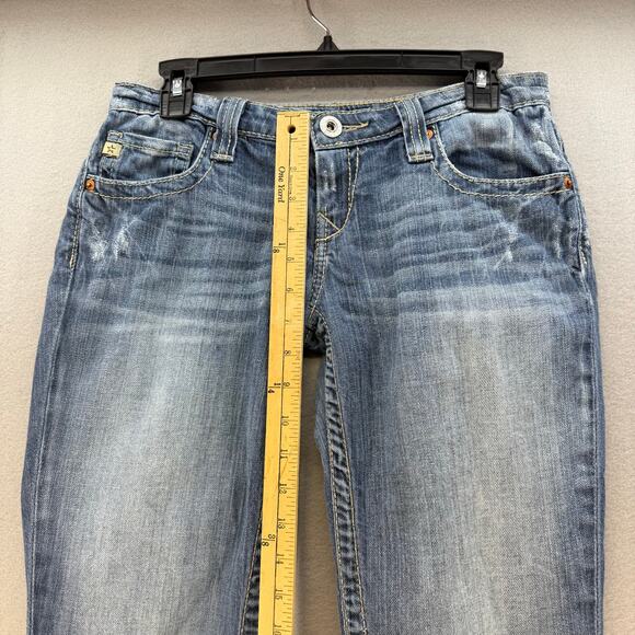 Big Star Jeans Women's 28R (6) Blue Straight Leg Low Rise Normcore Preppy - Picture 14 of 16